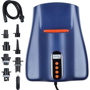 مضخة هواء كهربائية Abahub 22PSI SUP، نفخ وتفريغ تلقائي، مضخة ضغط عالية محمولة، موصل سيارة 12 DV لألواح التجديف القابلة للنفخ، قوارب الكاياك والقوارب in Kuwait