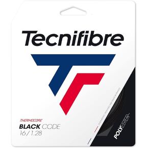 Tecnifibre Black Code Tennis String Set (16 gauge, 1.28)