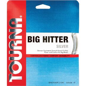 Tourna Big Hitter Silver, 17-Guage Tennis String