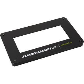 Winnwell 4Way Hockey Passing Aid - Passing & Stick Handling Trainer Suitable for On/Off Ice, Help Improve Puck Control & Shooting with Rubber Rebounder Passing Aide | Equipment Made for Kids & Adults