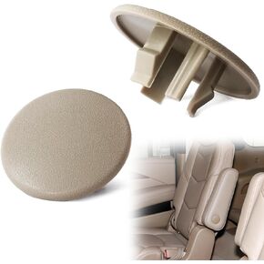 2pcs Armrest Cap Cover Compatible with 07-19 Tahoe Suburban Yukon Cadillac Escalade Seat Parts - Replaces 15279689 Vehicle Accessories Left or Right Rear Bucket Seats Arm Rest Handle Trim Bolt-Beige