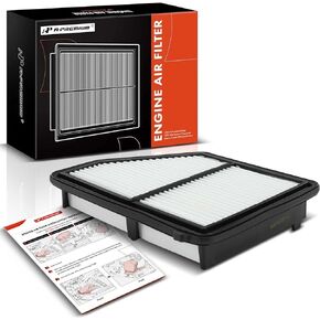 A-Premium Engine Air Filter Compatible with Honda Vehicles - Civic 2016 2017 2018 2019 2020 2021 2022 2023, HR-V 2023 - Naturally Aspirated Only - L4 2.0L - Replace# 17220-5BA-A00