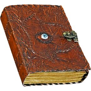 SH SHIFAA HANDICRAFT Hocus Pocus Book of Spells Hocus Pocus Spell Book Prop Hocus Pocus Halloween Decorations Decor Leather Journal Writing Book of Shadow Hocus Pocus Gifts for Men and Women