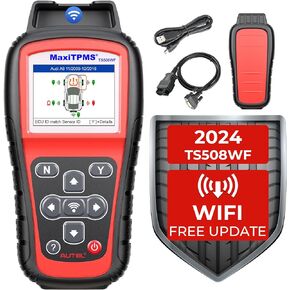 أداة Autel MaxiTPMS TS508WF TPMS، إصدار 2024 محسن TS508 Wi-Fi، أداة برمجة TPMS مستشعر Mx، تشخيص TPMS، بيانات TPMS الحية، أداة إعادة تعلم TPMS، قراءة/مسح TPMS DTCs
