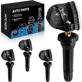 Tire Pressure Sensor 315MHz TPMS Sensor Snap-in 4Pcs Replacement for:-GMC | for:-Chevy | for:-Buick | for:-Cadillac & More Replaces# 13586335, 13581558, 13598771, 13598772