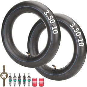 RUTU 3.00-10 300-10 Inner Tube with TR4 Straight Valve Stem Replacement for CRF50 CT 70 EZ 90 Cub KLX DRZ 110 Dirt Pit Bike Chinese Dirt Pit Bike 50cc 70cc 90cc 110cc 125cc 2 Pack
