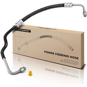 A-Premium Power Steering Pressure Hose Line Assembly Compatible with Ford F-250 Super Duty 2005-2007, F-350 Super Duty 2005-2007, 5.4L, Pump To Gear