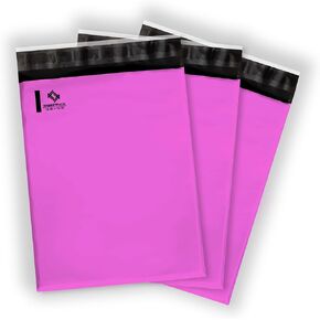 KKBESTPACK 100 PCS 10x13 Shipping bags, Pink Poly Mailers, Waterproof Bag Self Sealing Shipping Envelopes Plastic Bags (GT83Y)