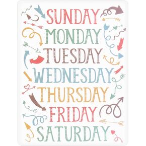 ONLYKXY 10 Sheets Week Label Sticker Monday to Sunday Self Adhesive Stickers Colorful Planner Stickers Tabs for Planners and Journals Scrapbooking Decorative Stickers