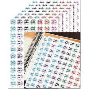 700 Pcs Pay Day Planner Stickers Dot Labels 3/4 Inch Daily Payday Planner Calendar Organizer Stickers Tracking Pay Planner Reminder Labels for Scrapbooking Crafting Planners & Journals
