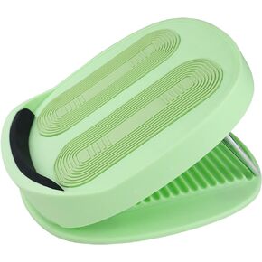 Slant Board, Portable Plastic Calf Stretcher, Adjustable Slant Board for Calf Stretching Squats, Non Slip Incline Board, Stable Calf Stretch, Squat Wedge (Green)