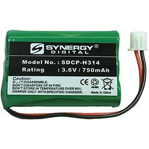 Synergy Digital Cordless Phone Battery - Compatible with CETIS BATT-9600 Cordless Phone Battery
