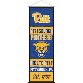 Pittsburgh Panthers Banner and Scroll Sign