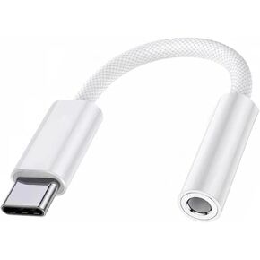 [معتمد من Apple MFi] محول مقبس سماعة الرأس USB-C إلى 3.5 ملم لهاتف iPhone 15، وكابل صوت USB C إلى Aux متوافق مع iPad Pro، وSamsung Galaxy S23/S22، وiPhone 15 Pro/Pro Max/Plus، وGoogle Pixel 7/6