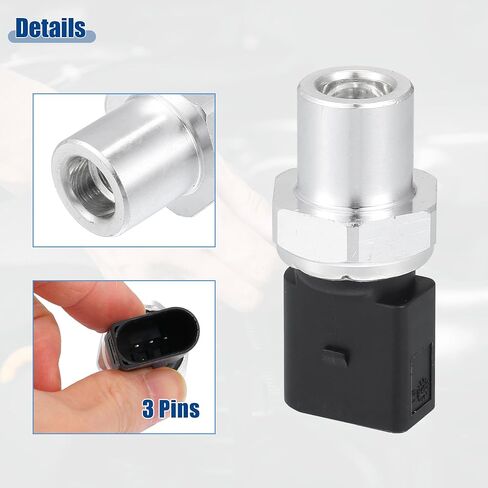 ACROPIX A/C Pressure Sensor Switch Air Conditioner Clutch Cycle Switch Fit for Audi A3 2015-2023 for Audi A6 2005-2022 No.4H0959126A - Pack of 1 in Saudi Arabia