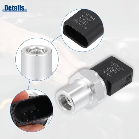ACROPIX A/C Pressure Sensor Switch Air Conditioner Clutch Cycle Switch Fit for Audi A3 2015-2023 for Audi A6 2005-2022 No.4H0959126A - Pack of 1 in Saudi Arabia