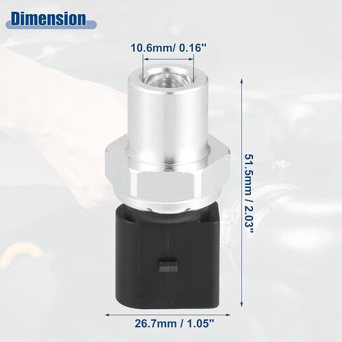 ACROPIX A/C Pressure Sensor Switch Air Conditioner Clutch Cycle Switch Fit for Audi A3 2015-2023 for Audi A6 2005-2022 No.4H0959126A - Pack of 1 in Saudi Arabia