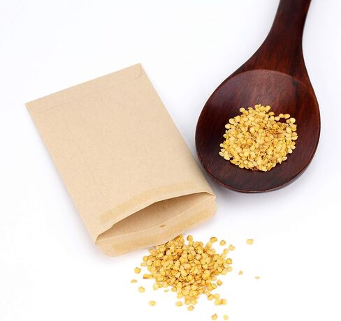 مغلفات بذور Soligt ذاتية الغلق، قابلة للطباعة - 100 قطعة، 3 بوصة × 4.5 بوصة، مظاريف ورقية صغيرة قابلة للإغلاق لتوفير البذور in Kuwait