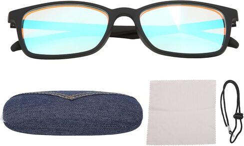 Color Blind Glasses, Full Frame Color Blindness Correction Glasses, Unisex Colorblind Glasses for Red Green Colorblindness, Color Vision Disorder, Color Weakness, Outdoor Indoor Use in Kuwait