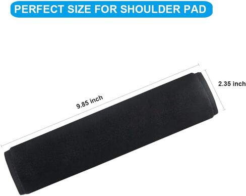 4 PCS Soft Auto Seat Belt Cover Seatbelt Shoulder Pad Cushions Compatible with All Cars and Backpacks Crossbody Packs Black Color in Saudi Arabia