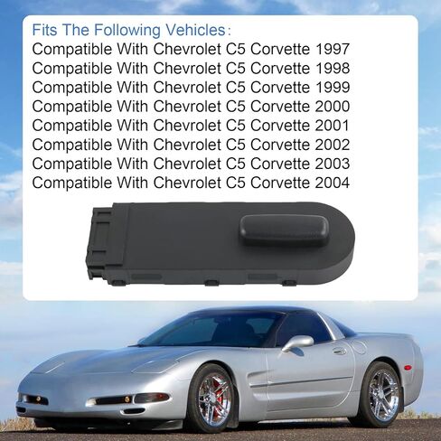 مفتاح مقعد الطاقة جانب السائق غير الرياضي متوافق مع 1997-2004 شيفروليه C5 كورفيت استبدال #10246852 in Kuwait