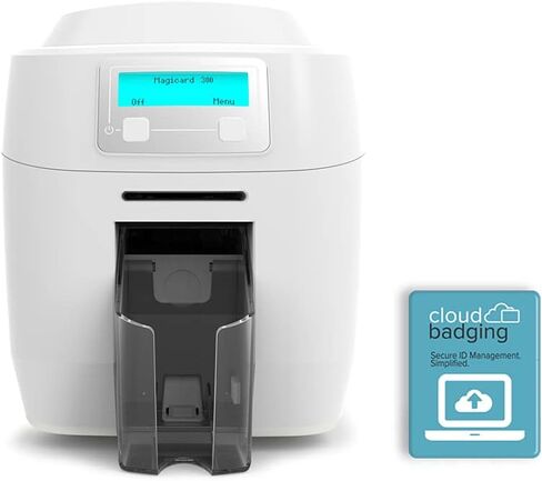 حزمة طابعة بطاقة الهوية Magicard 300 (مزدوجة الجوانب، طابعة + شريط + بطاقات) in Kuwait