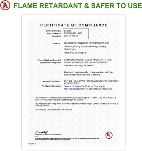 VCE RJ45 Cat6A Keystone Jack UL مُدرج في 25 حزمة، 10 جيجابت في الثانية، مقابس إيثرنت معيارية رفيعة، إدراج 110 نوع UTP 90 درجة، أبيض in Kuwait