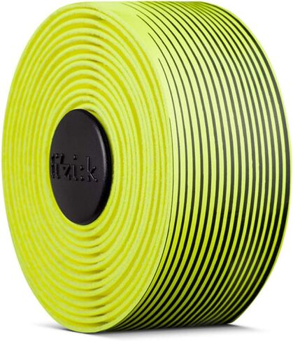 Fizik Microtex (2mm) Vento - 2mm - Microtex - Tacky - Yellow Fluo/Black Bar Tape (BT15A70046) in Kuwait