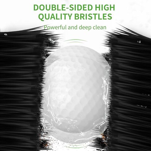 Deluxe Golf Ball Cleaner for Golf Cart Accessories, Upgraded Golf Club Cleaner&Ball Washer Kit Universal Fits EZGO, Club Car, Yamaha Carts in Saudi Arabia