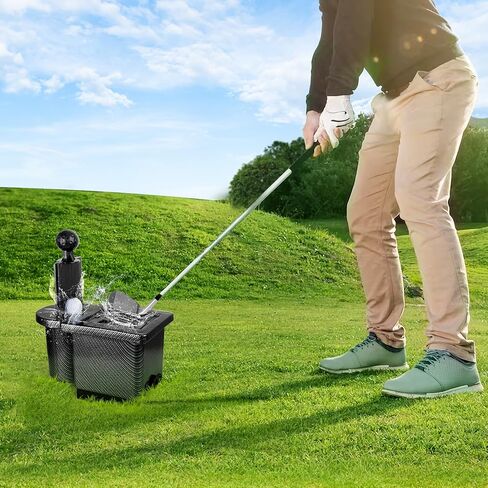 Deluxe Golf Ball Cleaner for Golf Cart Accessories, Upgraded Golf Club Cleaner&Ball Washer Kit Universal Fits EZGO, Club Car, Yamaha Carts in Saudi Arabia