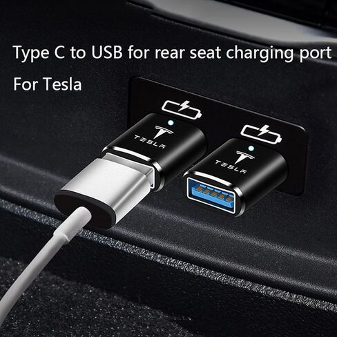 محول KIKIMO USB-C إلى USB 3.0 مناسب لطراز Tesla 3/Y/S/X، وملحقات Tesla Model 3/Y ومعظم المعدات الإلكترونية in Kuwait