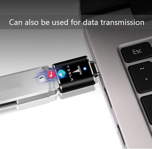 محول KIKIMO USB-C إلى USB 3.0 مناسب لطراز Tesla 3/Y/S/X، وملحقات Tesla Model 3/Y ومعظم المعدات الإلكترونية in Kuwait