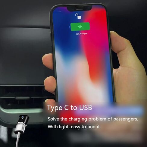 محول KIKIMO USB-C إلى USB 3.0 مناسب لطراز Tesla 3/Y/S/X، وملحقات Tesla Model 3/Y ومعظم المعدات الإلكترونية in Kuwait