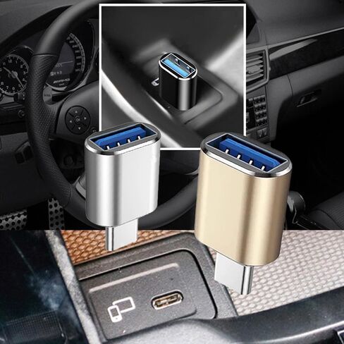 محول أنثى من النوع C ذكر إلى USB3.0 10 حزم، محول USB أنثى إلى USB C ذكر، موصل شحن USB من النوع C ومزامنة البيانات للكمبيوتر المحمول وشاحن السيارة وسماعة رأس الكمبيوتر وما إلى ذلك (10، أسود) in Kuwait
