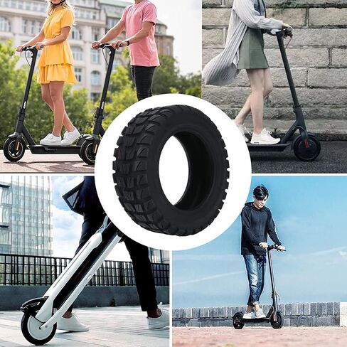 إطار فراغ YBang 100/65-6.5 للطرق الوعرة لـ VSETT 11+/Zero 11X/Dualtron لسكوتر كهربائي 11 بوصة، إطارات أوسع وأكثر سمكًا بدون أنابيب، عجلات احتياطية غير قابلة للانزلاق للسكوتر in Kuwait