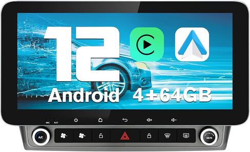 AWESAFE Android Car Stereo for Chevrolet Chevy Camaro 2010 2011 2012 2013 2014 2015, 10" Touch Screen Radio Upgarde WiFi Bluetooth 4G Online GPS Navigation CarPlay Android Auto, 4GB+64GB in Saudi Arabia