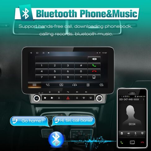 AWESAFE Android Car Stereo for Chevrolet Chevy Camaro 2010 2011 2012 2013 2014 2015, 10" Touch Screen Radio Upgarde WiFi Bluetooth 4G Online GPS Navigation CarPlay Android Auto, 4GB+64GB in Saudi Arabia