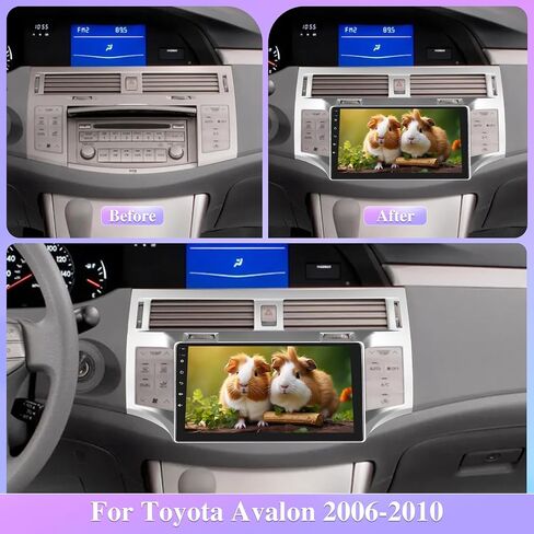 [4G+64G] 8 Core Car Radio for Toyota Avalon 2006 2007 2008 2009 2010 - Android 13 Touch Screen Avalon Stereo, DSP 32 EQ/IPS/Apple Carplay/Android Auto/SWC/BT/WiFi + AHD Backup Camera in Saudi Arabia