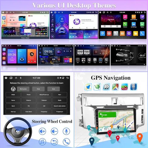 [4G+64G] 8 Core Car Radio for Toyota Avalon 2006 2007 2008 2009 2010 - Android 13 Touch Screen Avalon Stereo, DSP 32 EQ/IPS/Apple Carplay/Android Auto/SWC/BT/WiFi + AHD Backup Camera in Saudi Arabia