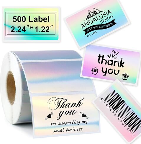 2inch Thermal Labels, 500 Pcs Round Self-Adhesive Direct Thermal Printer Label for Color Coding Label Printer, Logo, Name Price Tag, Shipping Address, Thank You Small Business QR Code in Saudi Arabia