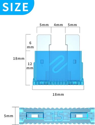 صمامات السيارة - 140 قطعة مجموعة متنوعة من صمامات السيارة القياسية، استبدال صمامات السيارات (2A 3A 5A 7.5A 10A 15A 20A 25A 30A 35A 40AMP) لشاحنة RV Camper Auto Motorcycle Truck ATV UTV Car Boat Marine in Kuwait