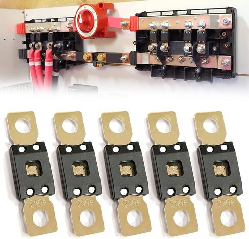 2PACK MEGA/AMG Fuse/Bolt Fuse 40 Amp, 32V, 298 Series, Time Delay, High-Current Stud Mount Fuse - Bolt Down - Automotive/Marine (40A-2PACK) in Saudi Arabia