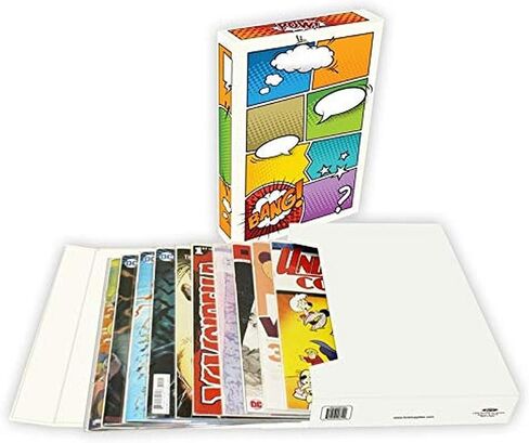 BCW Comic Book Stor-Folio - Pow! ألبوم عرض الإغلاق المغناطيسي in Saudi Arabia