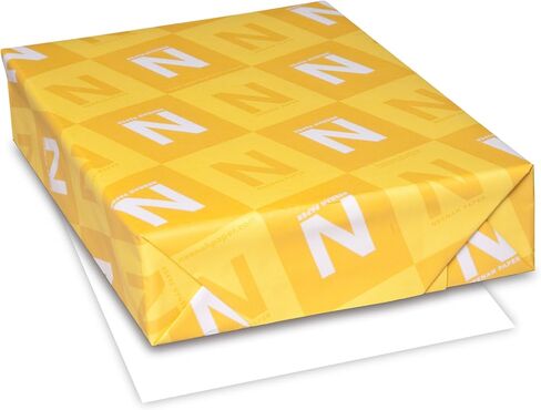 Neenah Royal Sundance Paper, 8.5" x 11", 24 lb, Light Cockle Finish, Bright White, 500 Sheets (29696) in Saudi Arabia