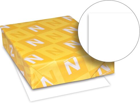 Neenah Royal Sundance Paper, 8.5" x 11", 24 lb, Light Cockle Finish, Bright White, 500 Sheets (29696) in Saudi Arabia