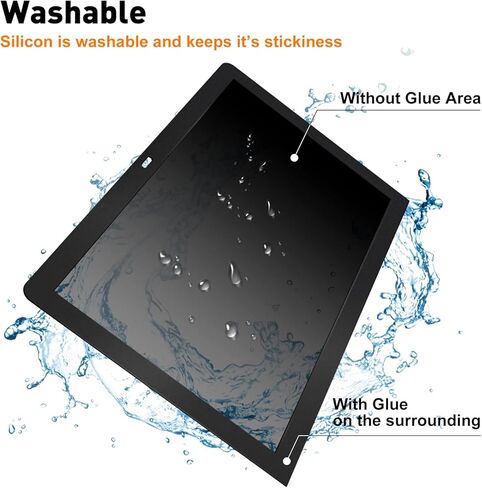 واقي شاشة للخصوصية قابل للإزالة بالكامل من بيرسيم متوافق مع شاشة خصوصية iMac مقاس 21.5 بوصة لأجهزة الكمبيوتر المكتبية من Apple، فلتر مضاد للوهج ومضاد للخدش وحجب الأشعة فوق البنفسجية بنسبة 16:9 in Kuwait