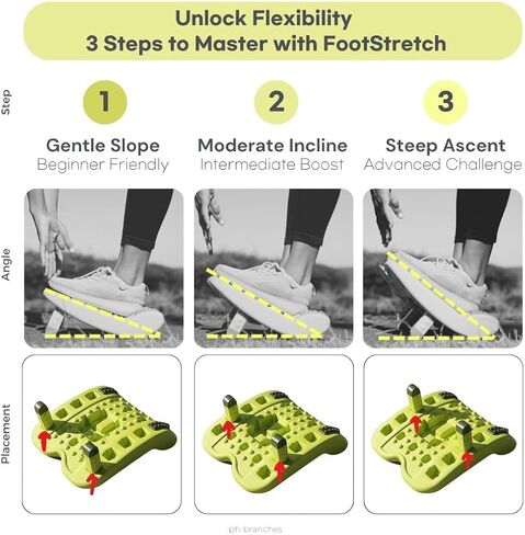 Foot Stretch - Calf Stretcher with 3 Adjustable Angle to Improve Your Balance, Blood Circulation, Lower Body Strength in Saudi Arabia