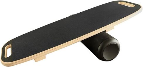Balance Board, Stability Core Trainer, Training Board for Exercise, Fitness, Non-Slip Deck and Roller, with Adjustable Stoppers in Saudi Arabia