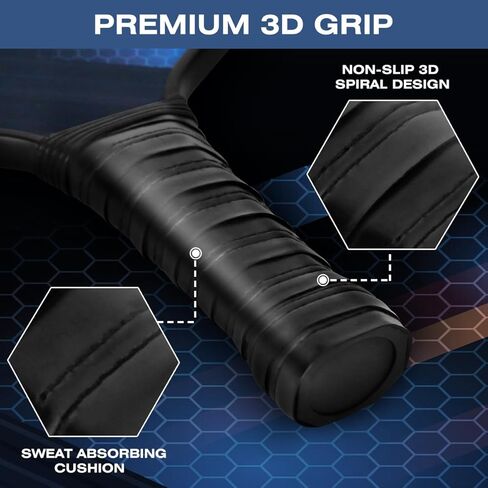 Mangrove Pickleball Paddles Set of 2, True Graphite Pickleball Paddle Set with 4 Ourdoor/Indoor Pickleball Balls & Carry Bag, Polypropylene Honeycomb Core, 4.25In Grip, Lightweight Pickleball Racket in Kuwait