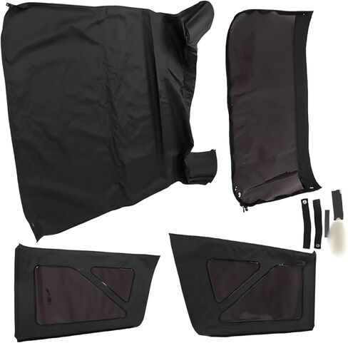 labwork Black Soft Top Replacement for JK 2 Door 2010-2018 in Saudi Arabia
